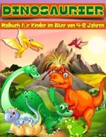 Dinosaurier-Malbuch Für Kinder Im Alter Von 4-8 Jahren