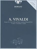 Vivaldi: Sonata No. 5 for Cello and Basso Continuo (Piano) in E Minor, RV 40