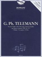 Telemann: Trio for Treble (Alto) Recorder, Viola, & Basso Continuo Twv42 F Major