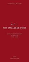 A.C.I., Art Catalogue Index