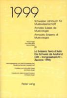 Schweizer Jahrbuch Fur Musikwissenschaft Annales Suisses De Musicologie Annuario Svizzero Di Musicologia