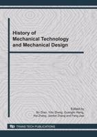 History of Mechanical Technology and Mechanical Design