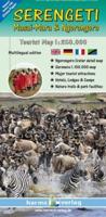 Serengeti - Masai-Mara - Ngorongoro Tourist Map