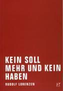 Lorenzen, R: Kein Soll mehr und kein Haben