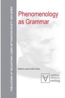 Phenomenology as Grammar
