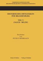 Historisches Ortslexikon für Brandenburg, Teil V, Zauch-Belzig