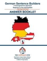 German Sentence Builders Beginner to Pre-Intermediate Answer Booklet