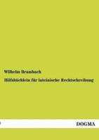 Hilfsbüchlein für lateinische Rechtschreibung