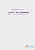 Philosophie Des Unbewussten