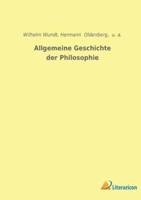 Allgemeine Geschichte Der Philosophie