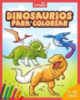 Dinosaurios para colorear: Mi gran libro de dinosaurios para colorear. Imágenes únicas e interesantes datos de los dinosaurios más famosos. Para niños desde los 4 años. Ideal para aprender y colorear.