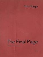 Tim Page: The Final Page
