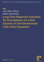 Long-Time Dispersive Estimates for Perturbations of a Kink Solution of One-Dimensional Cubic Wave Equations