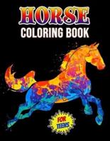 Horse Coloring Book For Teens