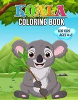 Koala Coloring Book for Kids Ages 4-8