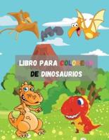 Libro Para Colorear De Dinosaurios