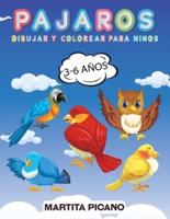 Pájaros Dibujar Y Colorear Para Niños 3-6 Años