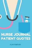 Nurse Journal Patient Quotes