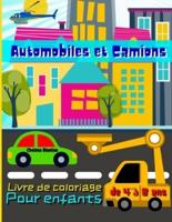 Automobiles Et Camions Livre De Coloriage Pour Enfants De 4 À 8 Ans