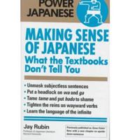 Making Sense of Japanese