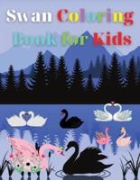 Swan Coloring Book for Kids