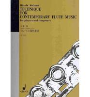 Technique for Contemporary Flute Music