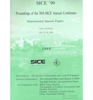 1999 13th Annual Conference of the Society of Instrument and Control Engineers on Japan (Sice)