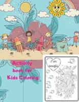 Activity Book for Kids Coloring