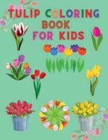 Tulip Coloring Book for Kids