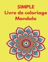 Simple Libro Para Colorear De Mandalas