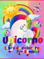 Unicorno Libro Da Colorare Per Bambini