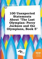 100 Unexpected Statements About "The Last Olympian