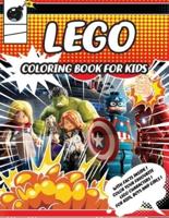 Lego Coloring Book for Kids: With Facts Inside ! Color your favourite lego characters ! For Kids, boys and girls !