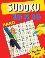 16 x 16 Sudoku Puzzle: Sudoku 16 x 16 Puzzles Book For Adults