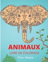 Animaux Livre De Coloriage Pour Adultes