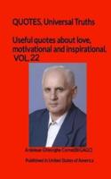 Useful Quotes About Love, Motivational and Inspirational. VOL.22