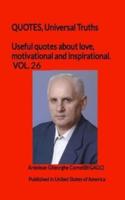 Useful Quotes About Love, Motivational and Inspirational. VOL.26