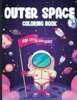 Outer Space Coloring Book for Kids
