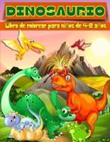 Libro Para Colorear De Dinosaurios Para Niños De 4 a 8 Años