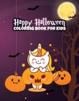 Happy Halloween Coloring Book for Kids