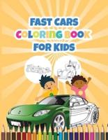 Fast Cars Coloring Book for Kids