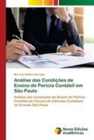 Análise das Condições de Ensino de Perícia Contábil em São Paulo