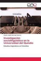Investigación sociolingüística en la Universidad del Quindío