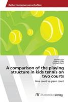 A comparison of the playing structure in kids tennis on two courts