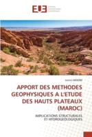 APPORT DES METHODES GEOPHYSIQUES A L'ETUDE DES HAUTS PLATEAUX (MAROC)