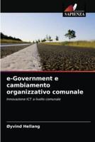 e-Government e cambiamento organizzativo comunale