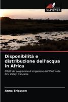Disponibilità e distribuzione dell'acqua in Africa