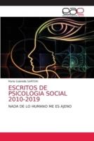 ESCRITOS DE PSICOLOGIA SOCIAL 2010-2019