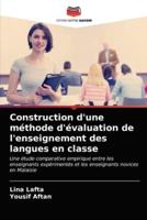 Construction d'une méthode d'évaluation de l'enseignement des langues en classe