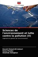 Sciences de l'environnement et lutte contre la pollution (II)